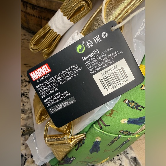 NWT Loungefly Marvel Loki Variants EE Exclusive Mini Backpack - Picture 8 of 8